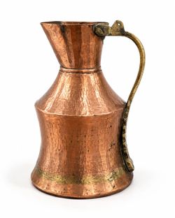 Rustic Antique Copper & Brass Water Jug