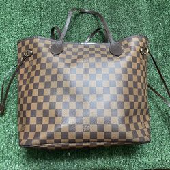 Louis Vuitton Neverfull MM Brown  USED But Clean