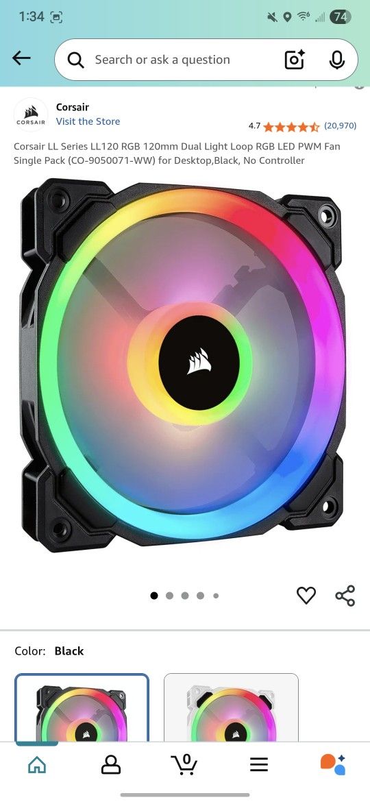 Corsair LL120 White
