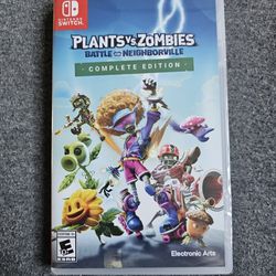 Plants Vs Zombies Battle For Neighborville Nintendo Switch Brand New Sealed 