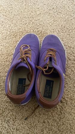 Polo Ralph Lauren Purple Suede Sneakers