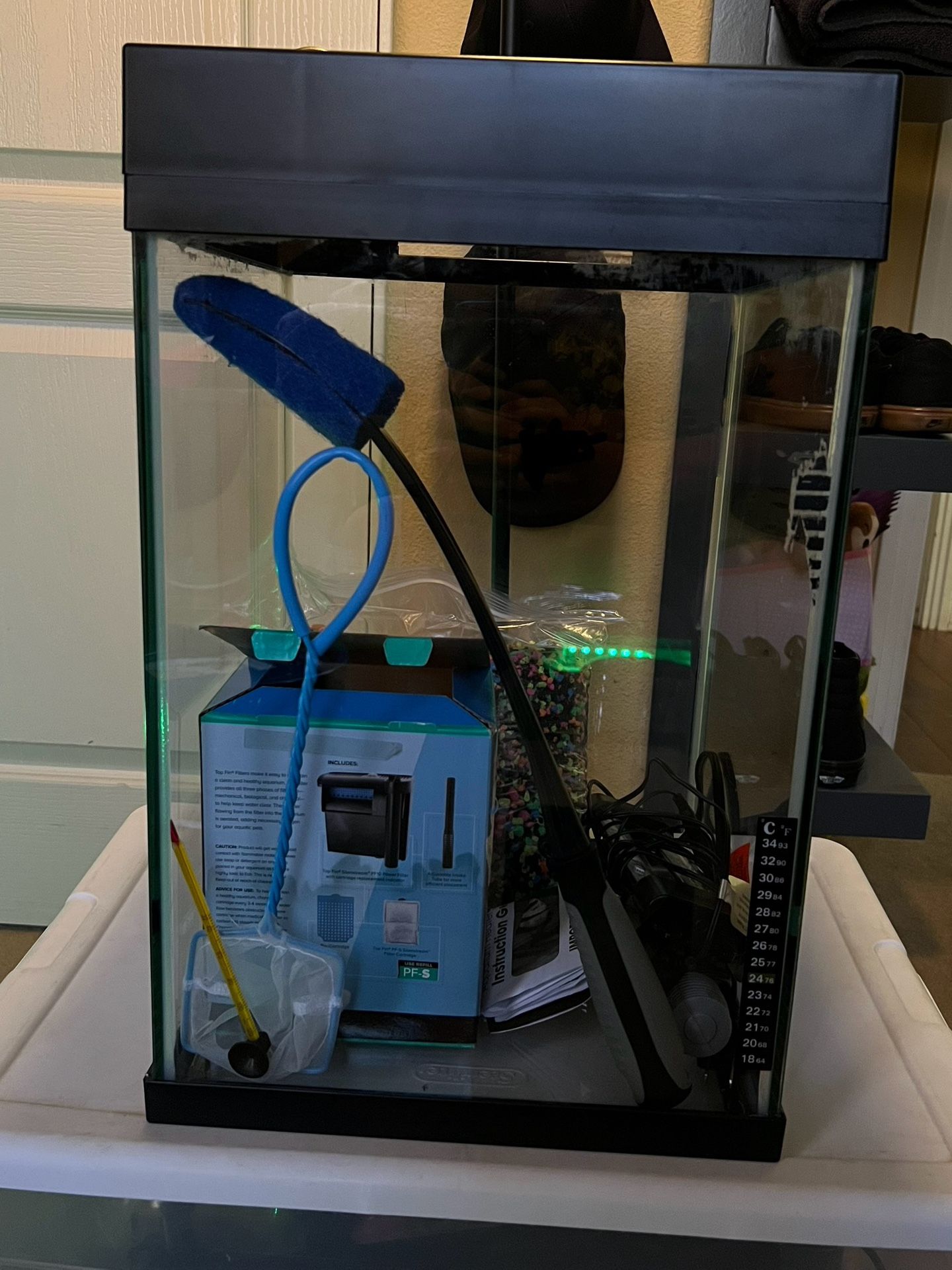 Read Description: Used fish tank, food, treats, and other