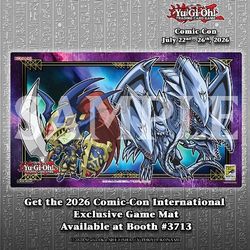 2026 SDCC Konami Yu-Gi-Oh! Game Exclusive Playmat Comic Con Limited TCG New