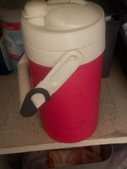 Pink water jug