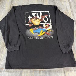 Vintage Looney Tunes Taz World Order Shirt