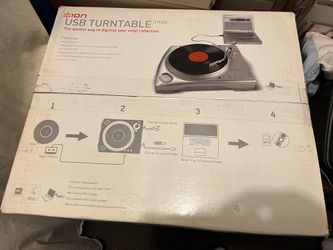 New ION USB Turntable iTTUSB Digitize Your Vinyl Record Album LP - $60 OBO