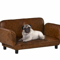 Brown Leather Sofa