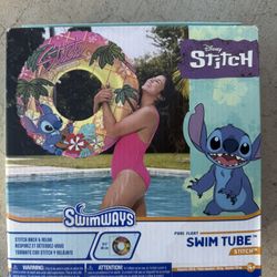 Disney Stitch Swim Tube Pool Float