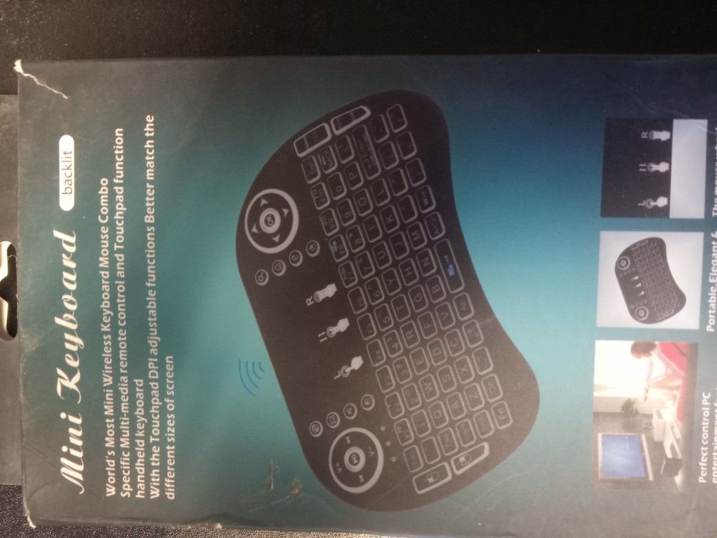 Mini Wireless Keyboard Mouse combo with touch pad