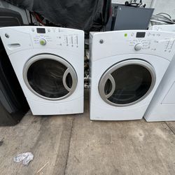 Ge Set Washing Machine & Electric Dryer 