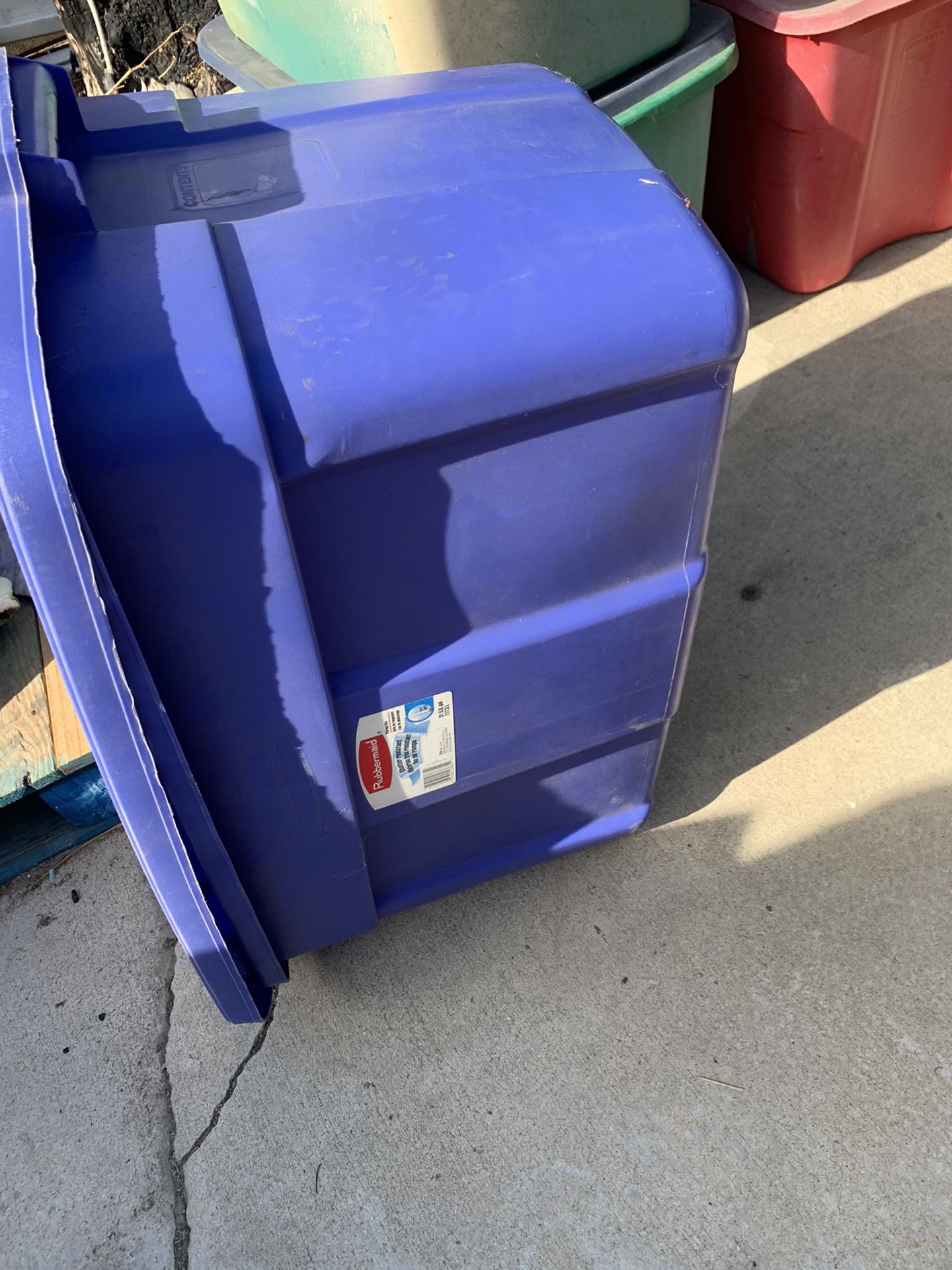 STORAGE TOTES FOR SALE for Sale in Hillsborough, CA - OfferUp
