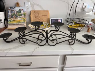 Wrought Iron Candle Holder