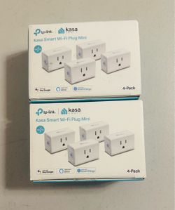 TP-Link Kasa Smart Wi-Fi Plug Mini (4-Pack, Model EP10P4) NEW