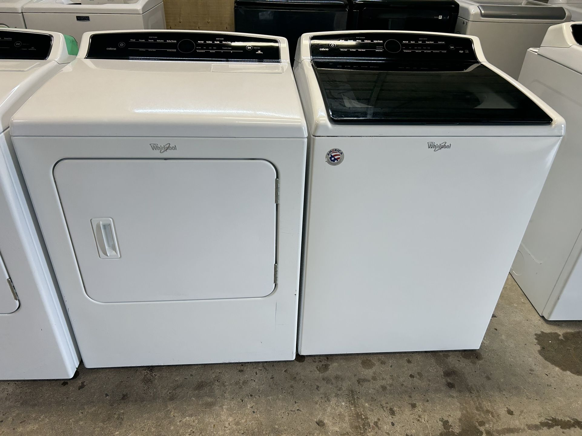 Whirlpool TopLoad Washer And Electric Dryer