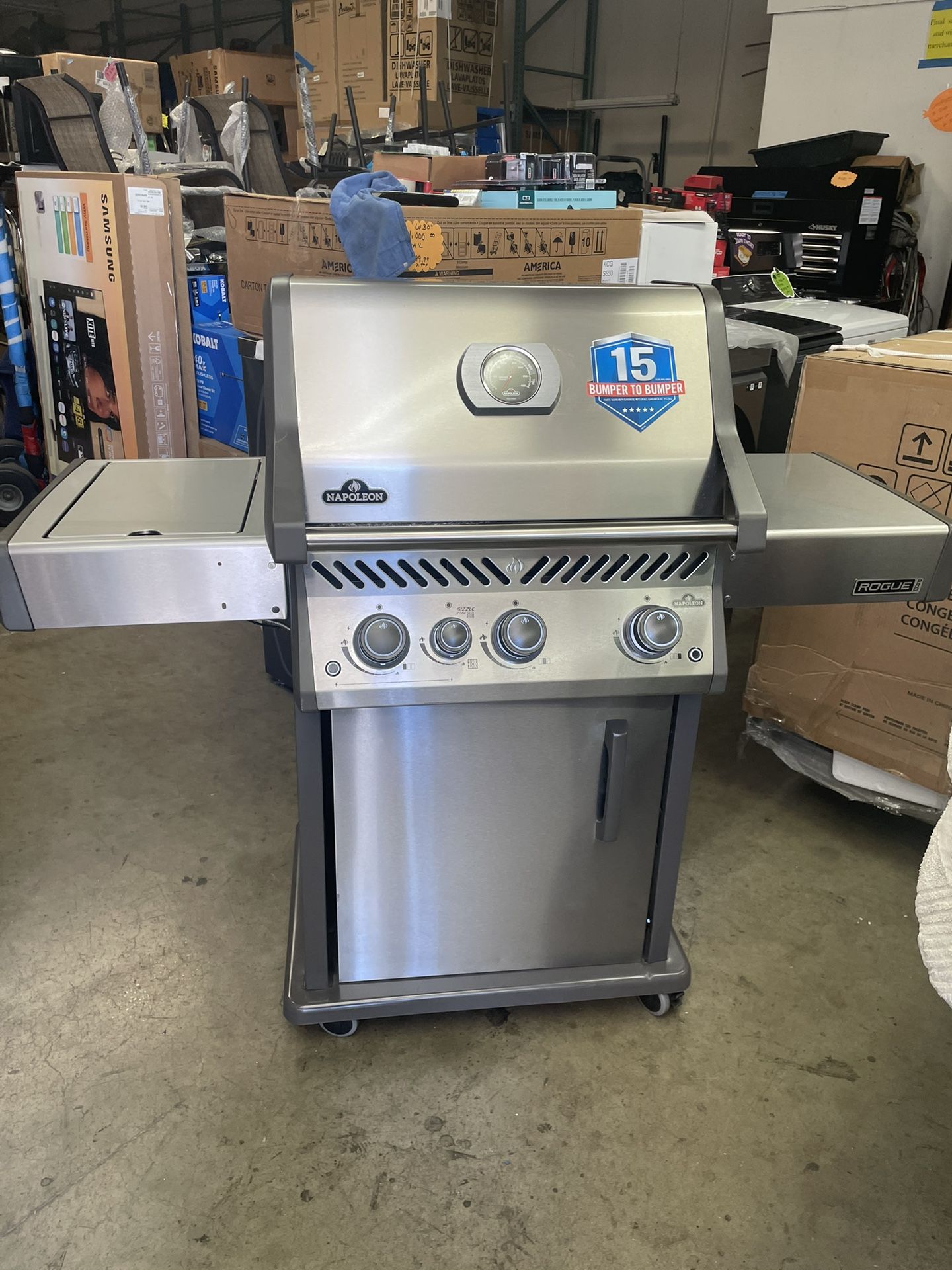 Bbq Grill Gas Propane Napoleon Stainless Steel 