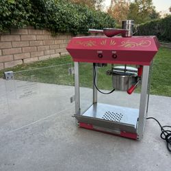Vintage-Style Popcorn Machine