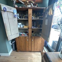 Antique Tall Cabinet - Shaker Style