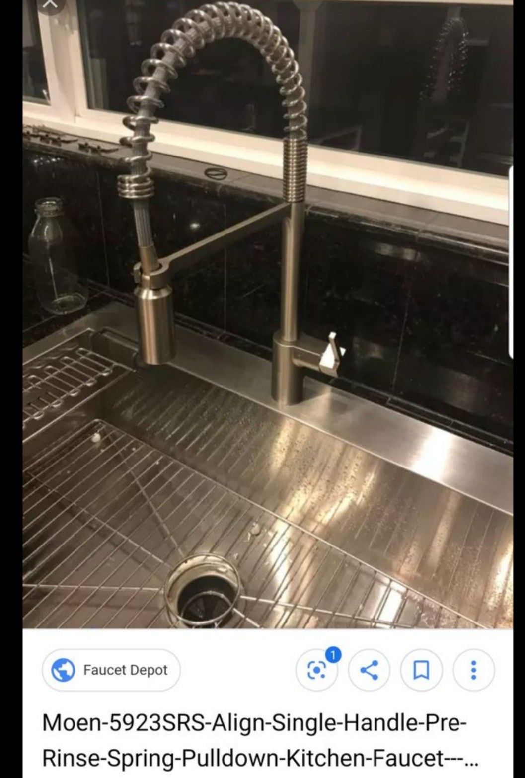 Moen kitchen faucet