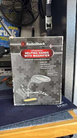 Radio shack helping hands with magnifying glass