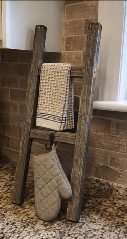BUILT TO ORDER 
Small kitchen hand towel holders