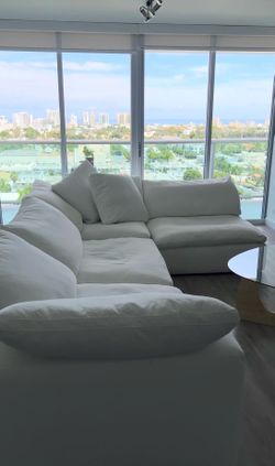 White sofa