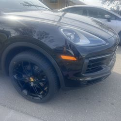 Porsche Cayenne 21” Staggered New Gt Styie Rims New Tires Pkg Sample Pic 