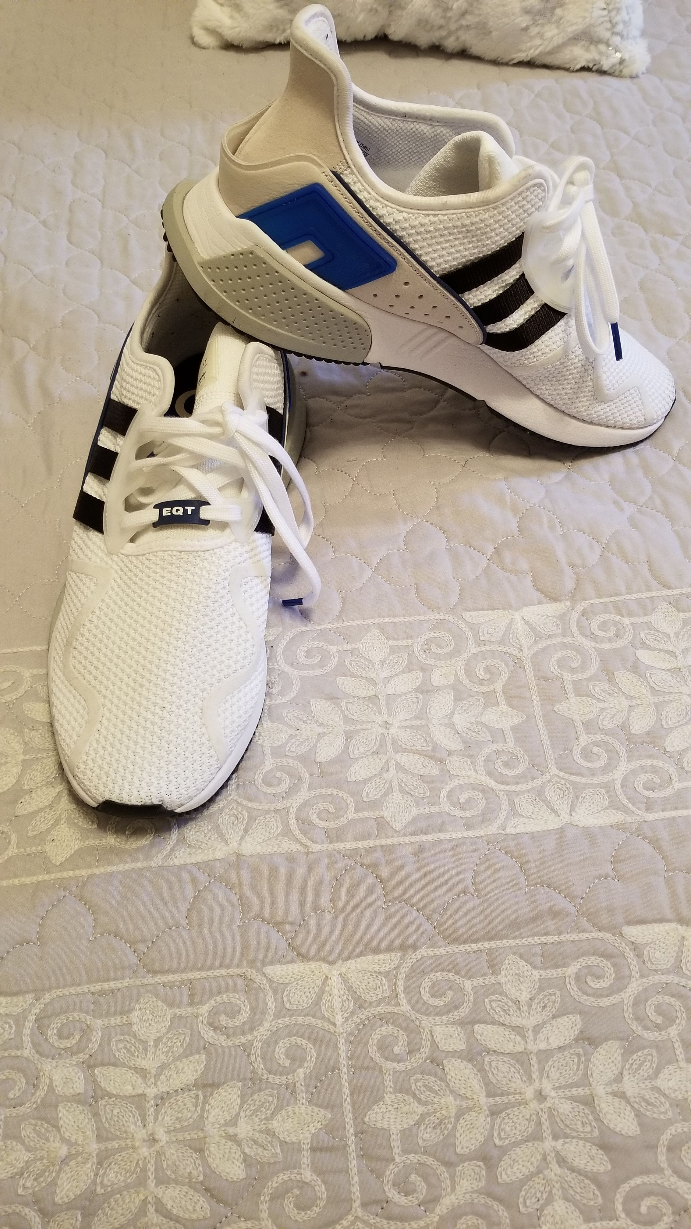 White adidas EQT BRAND NEW