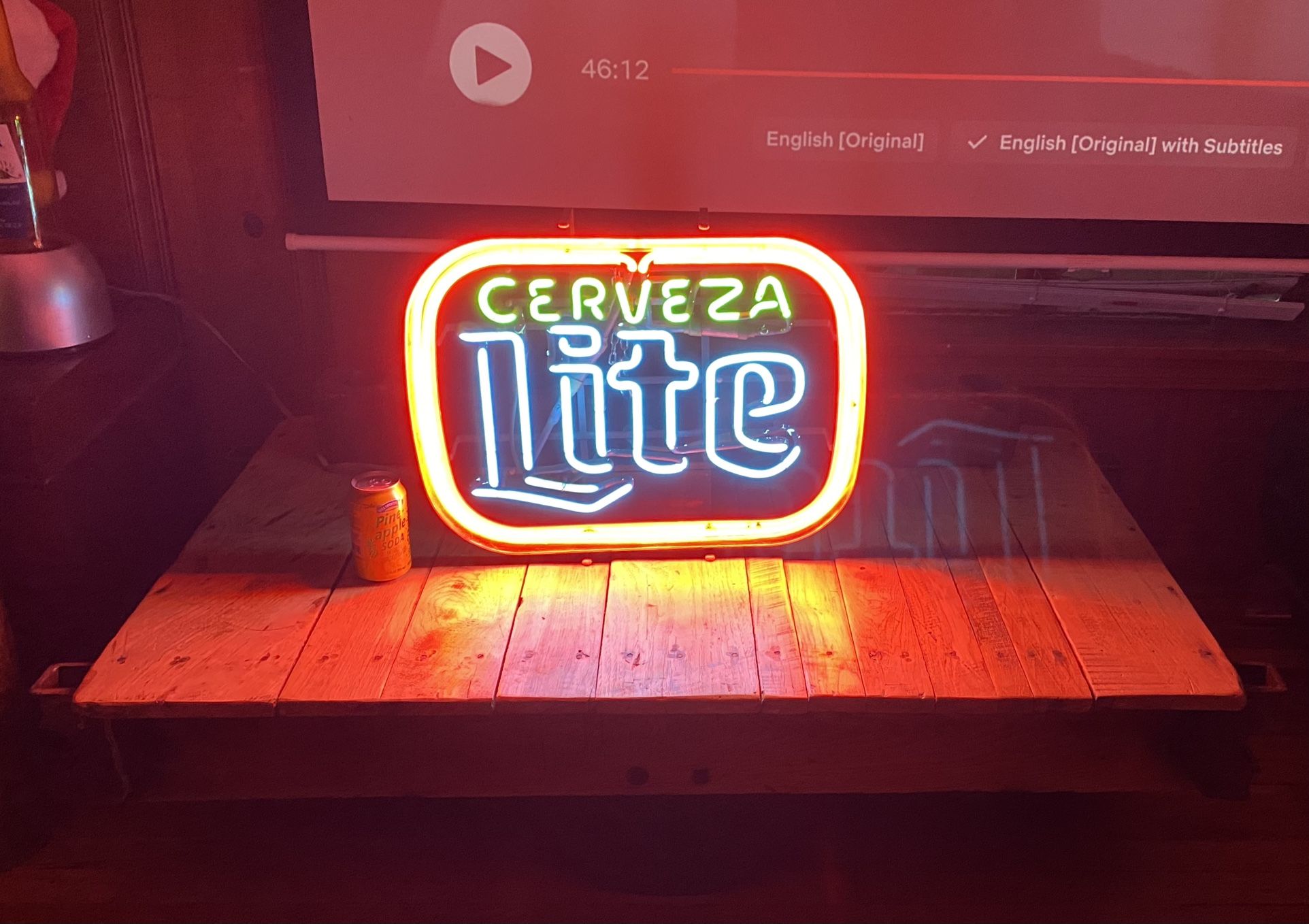 Vintage Miller Lite Cerveza Neon Sign for Sale in San Antonio, TX