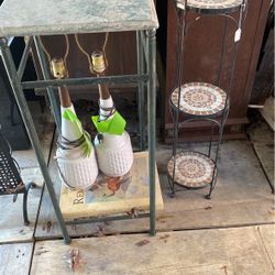 Marble Plant Stand 75 Rock Plant Stand 50 