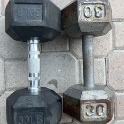 30 Lb Dumbbell Pair