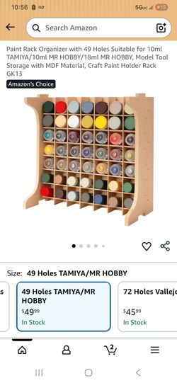 Paint rack organizer