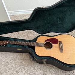 2007 Martin DM Acoustic Dreadnought Guitar with Case USA