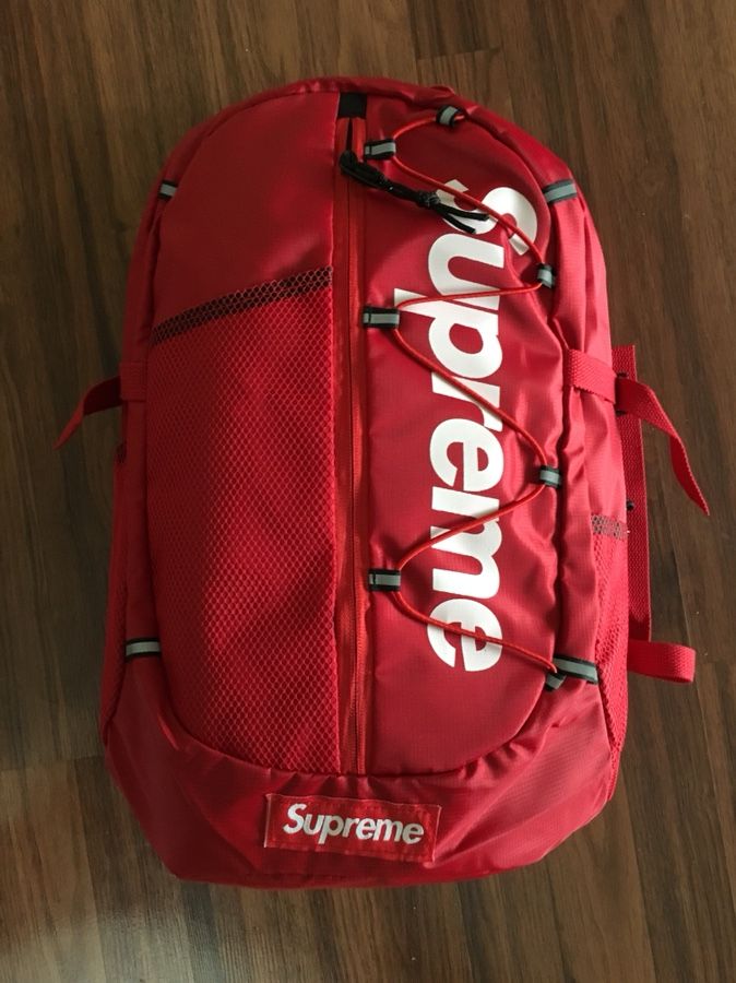 **SOLD OUT** Supreme SS17 black Box Logo Backpack bag