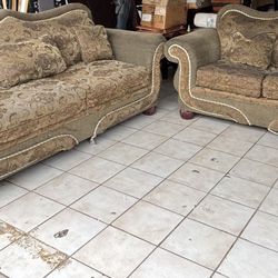 Couch and love seat set, delivery available  