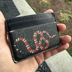 Gucci Kingsnake Print OG Supreme Card Case