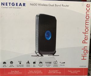 NETGEAR N600 Dual Band Wi-Fi Router (WNDR3400)