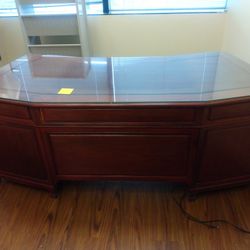 CHINOIS RED PAINTED WOODEN DESK 