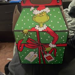 Grinch Happy Meal Empty Box