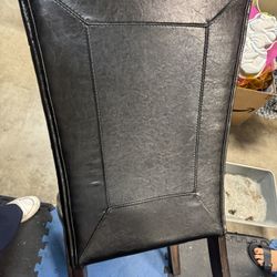 SET 4 BLACK CHAIR