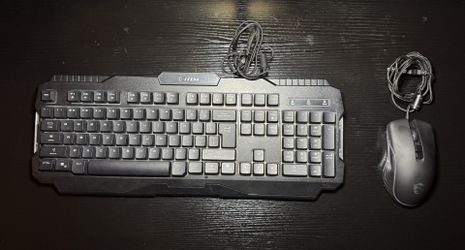 MSI RGB Gaming Keyboard And Mouse