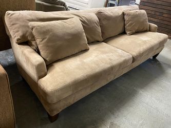 CENTURY FURNITURE LT Designs Light Brown Fabric Sofa