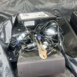 Surround Sound Around vhs  Old Player Lights Vice Grips