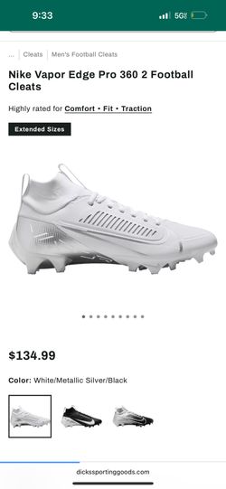 Size 14 Men’s Football Cleats Worn Once
