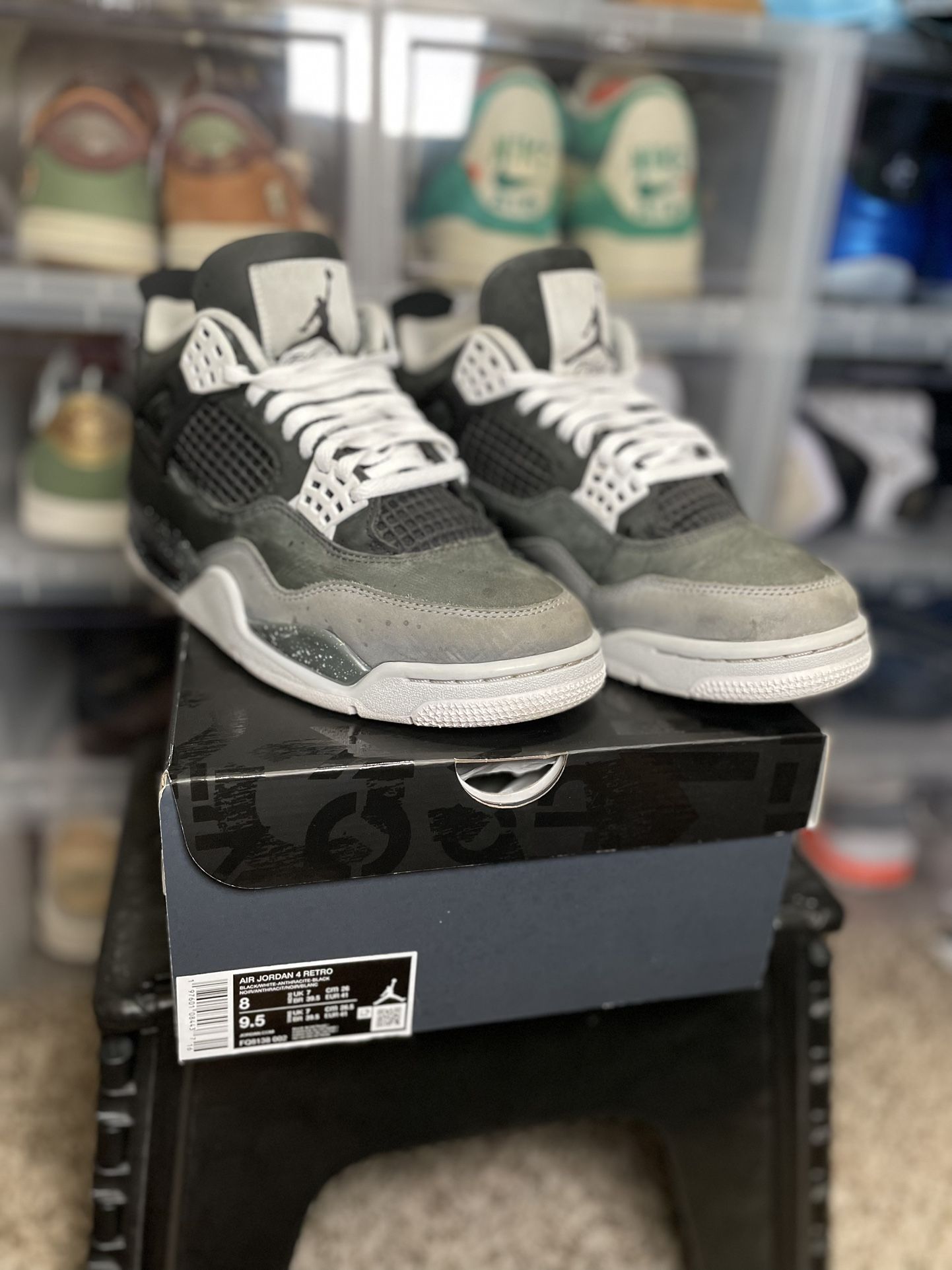 Air Jordan 4 Retro ‘Fear’ 2024 Sz 8