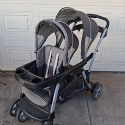 Graco Grow With Me Double Stroller 