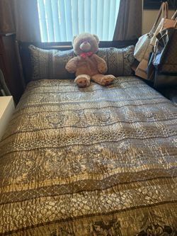 Bed Frame, Dresser, Night Stands