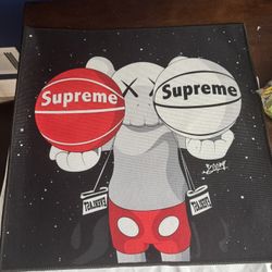 Kaws Supreme Rug