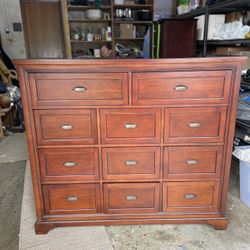 Large Hardwood Dresser - Samsonite International 
