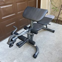 Golds XRS-20 Olympic Workout Bench With 95lbs Of Weights
