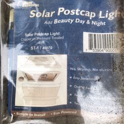 SOLAR POST LIGHT